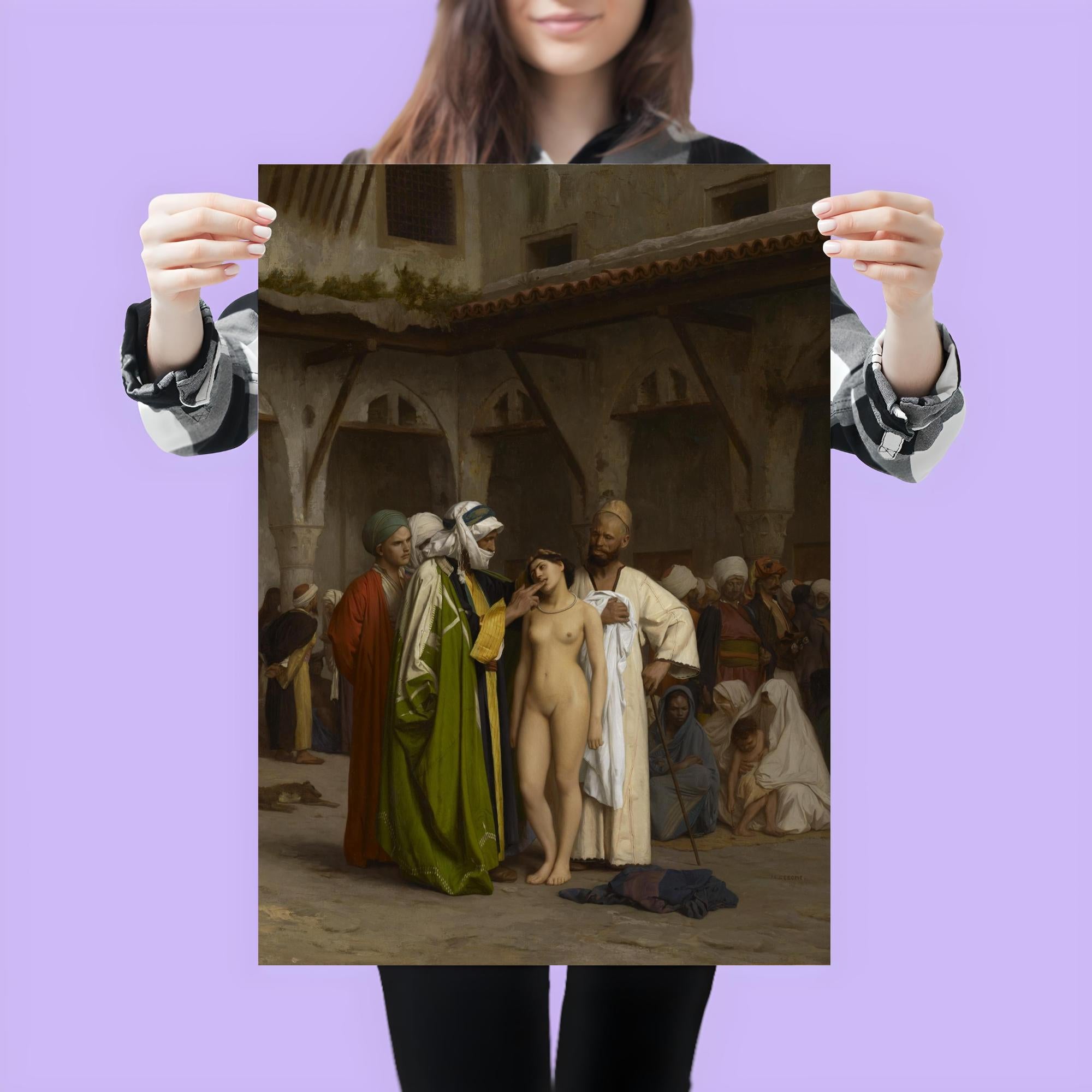 The Slave Market by Jean-Léon Gérôme, 1866 poster 3