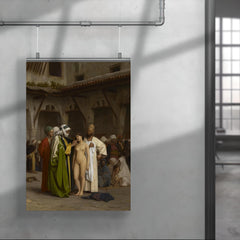 The Slave Market by Jean-Léon Gérôme, 1866 poster 4