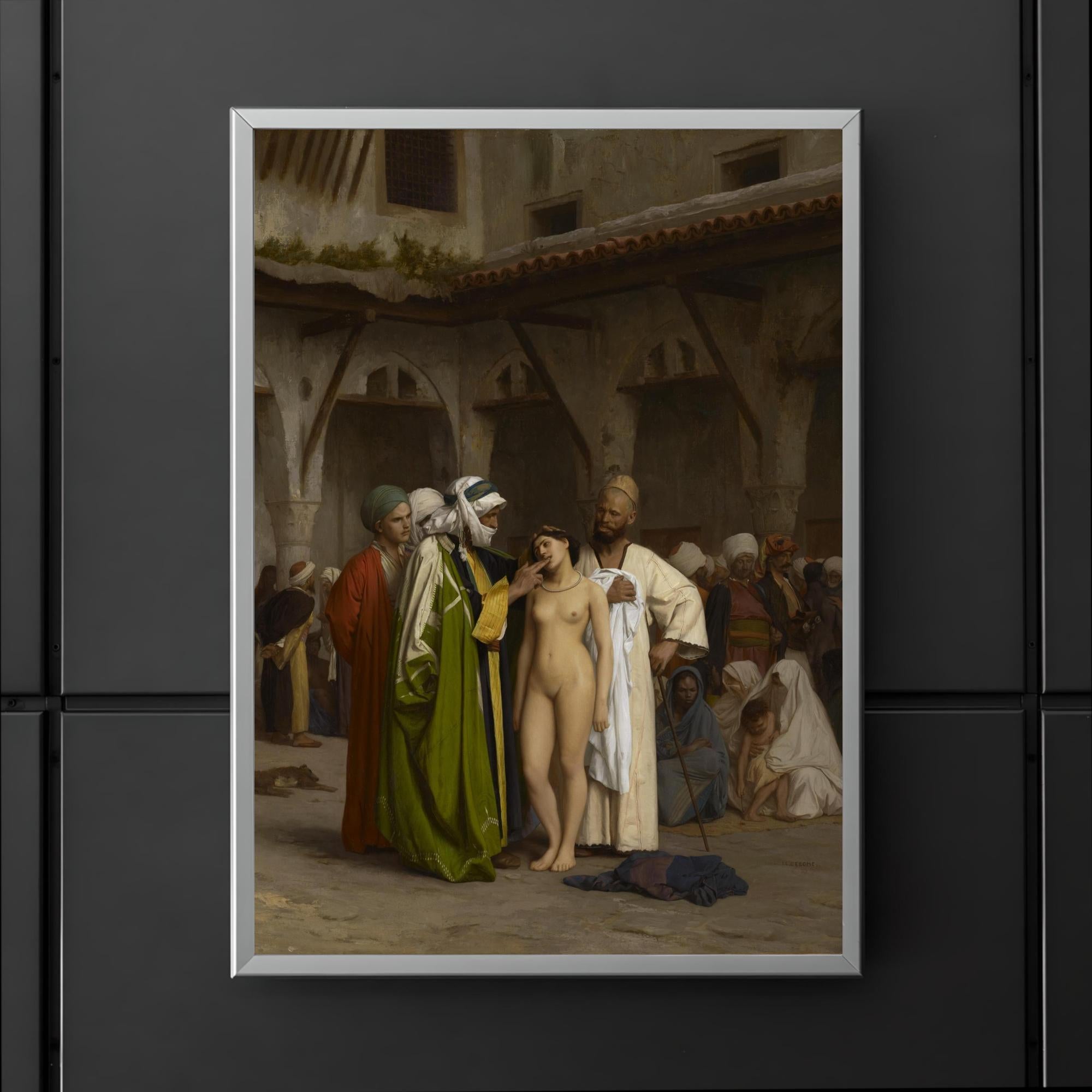 The Slave Market by Jean-Léon Gérôme, 1866 poster 5