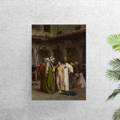 The Slave Market by Jean-Léon Gérôme, 1866 poster 7