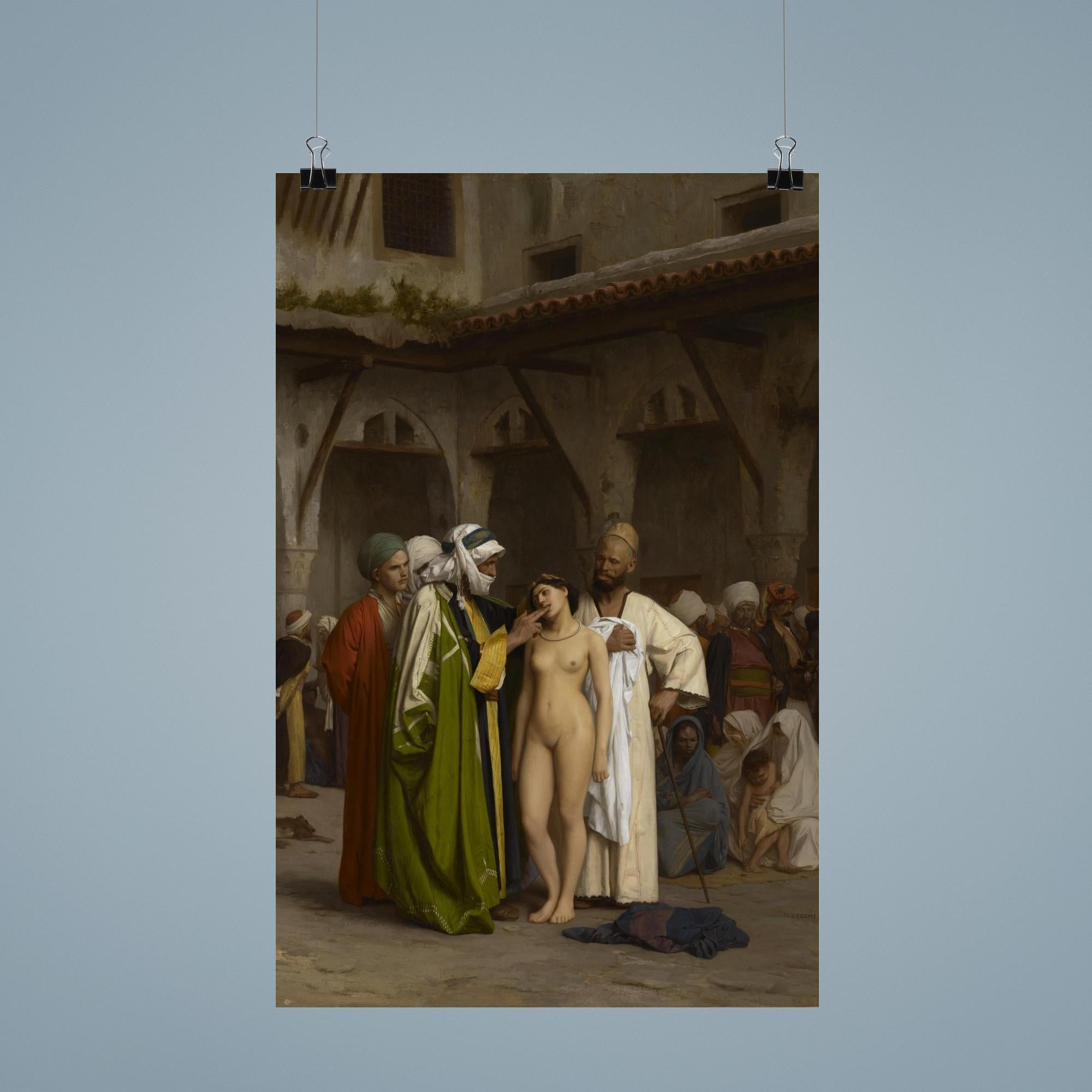 The Slave Market by Jean-Léon Gérôme, 1866 poster 9