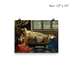 The Sleeping Beauty by John Collier, 1921 poster 3