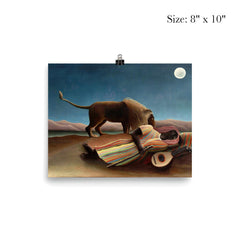 The Sleeping Gypsy by Henri Rousseau, 1897 poster 4