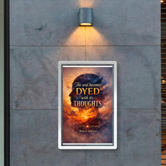 The soul becomes dyed with its thoughts Marcus Aurelius poster 2