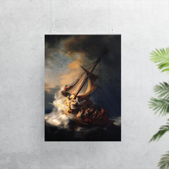 The Storm on the Sea of Galilee by Rembrandt poster 7