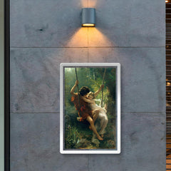 The Swing, or Springtime by Pierre Auguste Cot poster 2