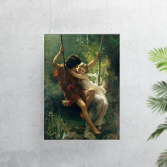 The Swing, or Springtime by Pierre Auguste Cot poster 7