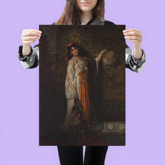 The Tambourine Player by Édouard Frédéric Wilhelm Richter, 1873 poster 3