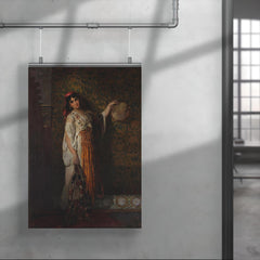 The Tambourine Player by Édouard Frédéric Wilhelm Richter, 1873 poster 4