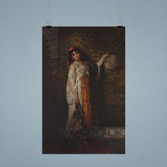 The Tambourine Player by Édouard Frédéric Wilhelm Richter, 1873 poster 9