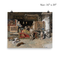 The Tapestry Seller by Mariano Fortuny, 1870 poster 2