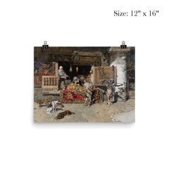 The Tapestry Seller by Mariano Fortuny, 1870 poster 3