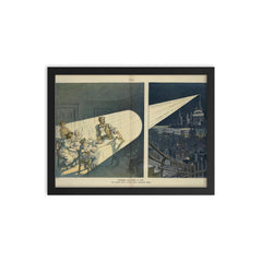 The Tariff Issue Enters Every American Home, May 22, 1912 framed print on a plain backdrop in size 12"x16".