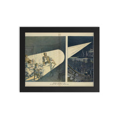 The Tariff Issue Enters Every American Home, May 22, 1912 framed print on a plain backdrop in size 8"x10".