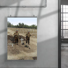 The Temporary Grave of Theodore Roosevelt in Normandy, July 1944 poster 4