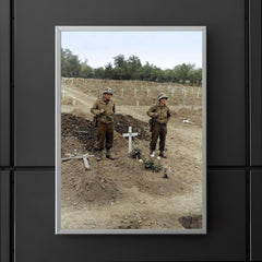 The Temporary Grave of Theodore Roosevelt in Normandy, July 1944 poster 5