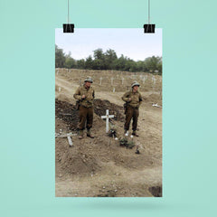 The Temporary Grave of Theodore Roosevelt in Normandy, July 1944 poster 6