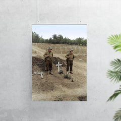 The Temporary Grave of Theodore Roosevelt in Normandy, July 1944 poster 7