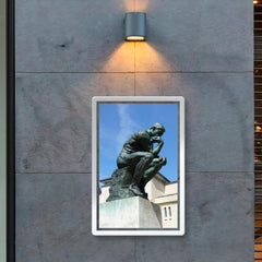 The Thinker  Rodin 1904 bronze poster 2