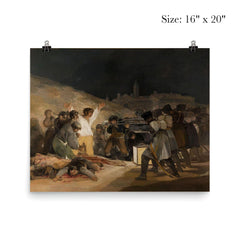 The Third of May 1808 by Francisco Goya poster 2