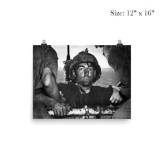 The Thousand Yard Stare - US Marine Theodore J  Miller, 1944 poster 3