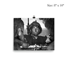 The Thousand Yard Stare - US Marine Theodore J  Miller, 1944 poster 4