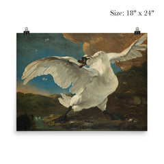 The Threatened Swan by Jan Asselijn, c. 1650 poster 5