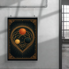 The Three Body Problem as sacred orbital icon poster 4