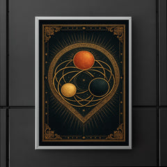 The Three Body Problem as sacred orbital icon poster 5
