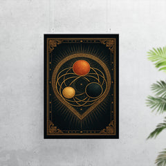The Three Body Problem as sacred orbital icon poster 7