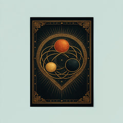 The Three Body Problem as sacred orbital icon poster 8