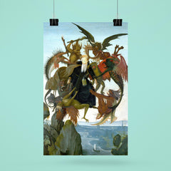 The Torment of Saint Anthony by Michelangelo poster 6