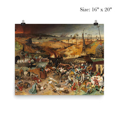 The Triumph of Death by Pieter Bruegel the Elder poster 2