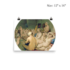 The Turkish Bath by Jean-Auguste-Dominique Ingres, 1859 poster 3