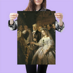 The Unequal Marriage by Vasili Pukirev, 1862 poster 3