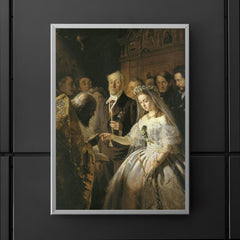 The Unequal Marriage by Vasili Pukirev, 1862 poster 5