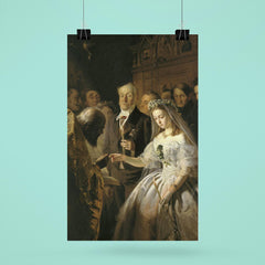 The Unequal Marriage by Vasili Pukirev, 1862 poster 6