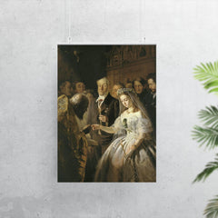 The Unequal Marriage by Vasili Pukirev, 1862 poster 7