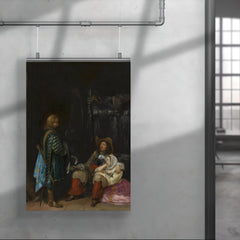 The Unwelcome News by Gerard ter Borch, 1653 poster 4