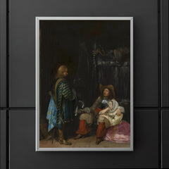 The Unwelcome News by Gerard ter Borch, 1653 poster 5