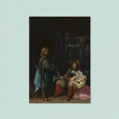 The Unwelcome News by Gerard ter Borch, 1653 poster 8