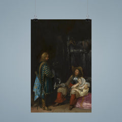 The Unwelcome News by Gerard ter Borch, 1653 poster 9