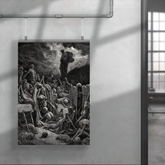 The Valley of the Dry Bones by Gustave Doré, 1866 poster 4