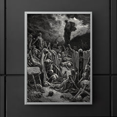 The Valley of the Dry Bones by Gustave Doré, 1866 poster 5