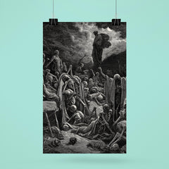 The Valley of the Dry Bones by Gustave Doré, 1866 poster 6