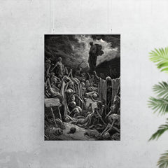 The Valley of the Dry Bones by Gustave Doré, 1866 poster 7