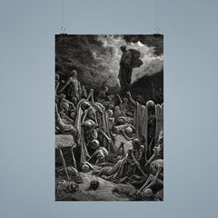 The Valley of the Dry Bones by Gustave Doré, 1866 poster 9