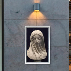 The Veiled Virgin by Giovanni Strazza, 1850 poster 2