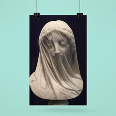 The Veiled Virgin by Giovanni Strazza, 1850 poster 6