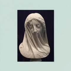 The Veiled Virgin by Giovanni Strazza, 1850 poster 8